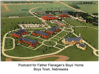 Postcard for Boys' Town