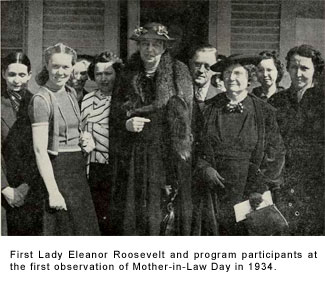 Eleanor Roosevelt First Mother-In-Law Day