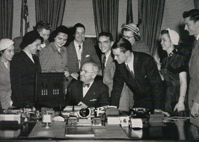 1950 Report to the Nation Team with President Truman